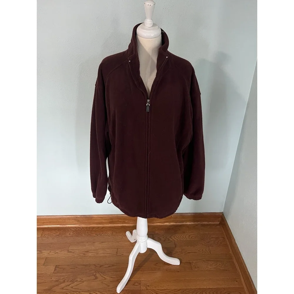 Winners Full Zip Fleece Jacket Cozycore Streetwear Southern Layering Sz‎ L
